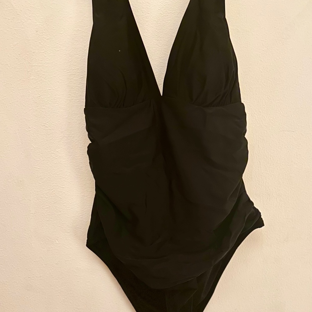 Black One Piece Swimsuit
